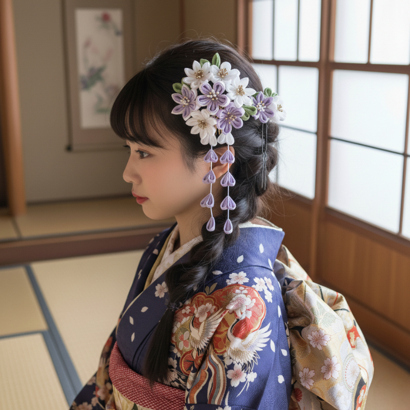 Fleur kanzashi