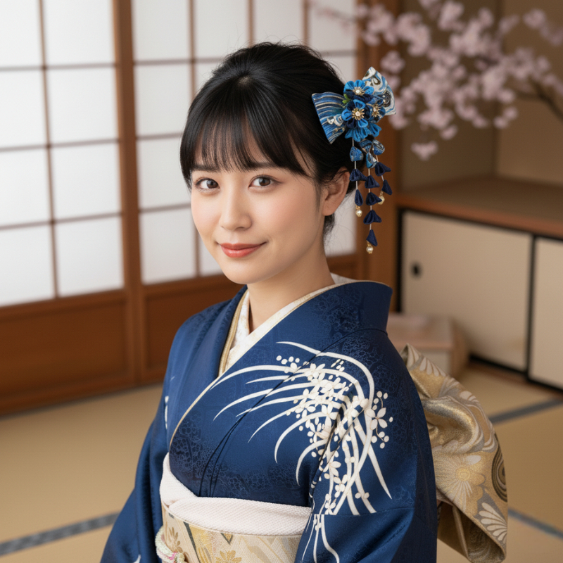 Tsumami kanzashi