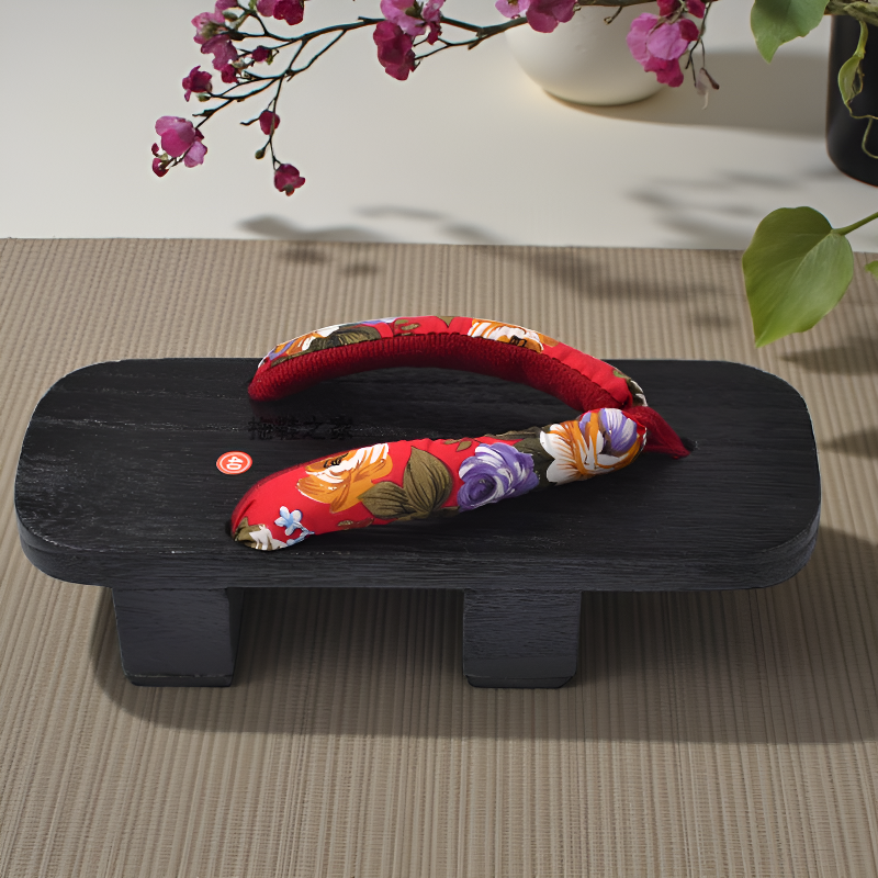 Geta japonaise femme noir