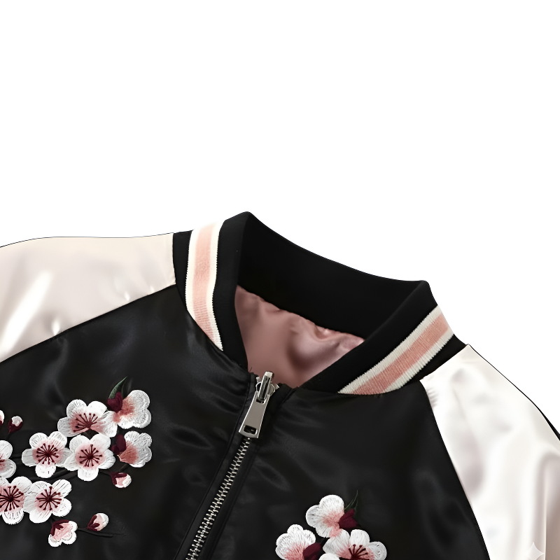 Veste brodée japonaise femme