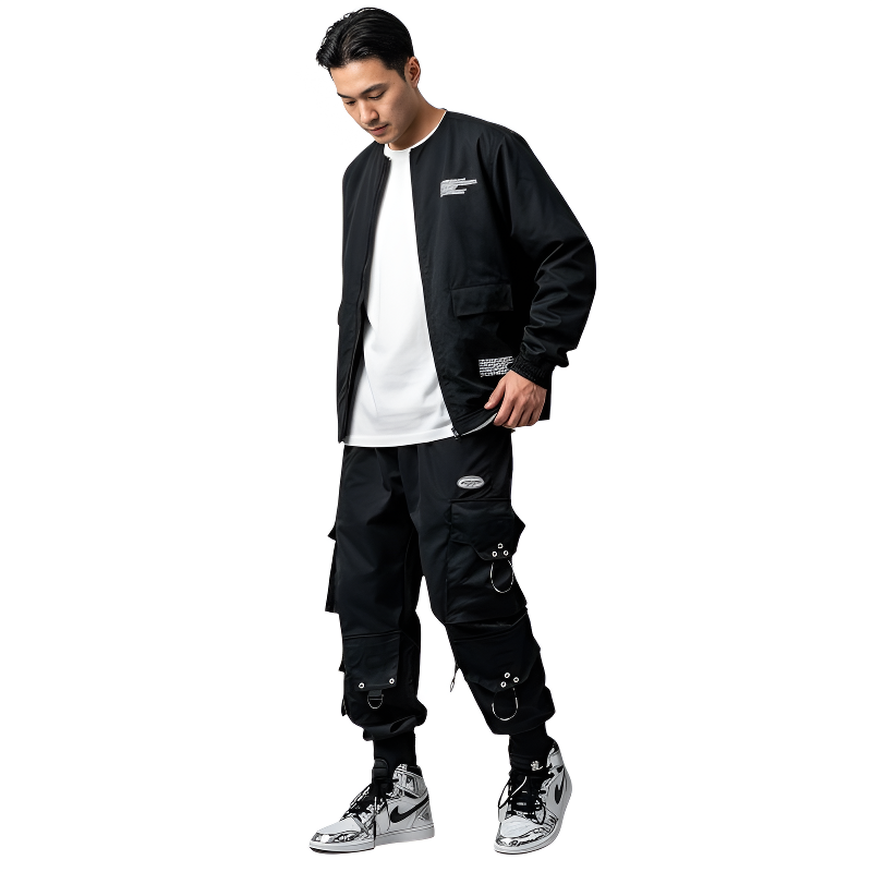 Pantalon cargo style japonais