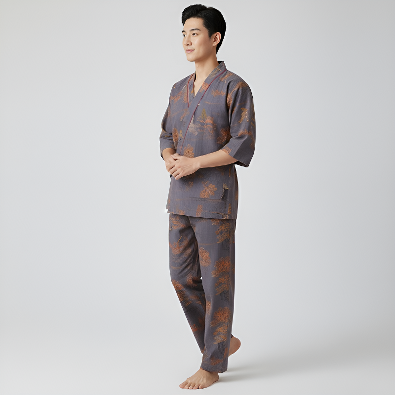 Pyjama kimono japonais homme