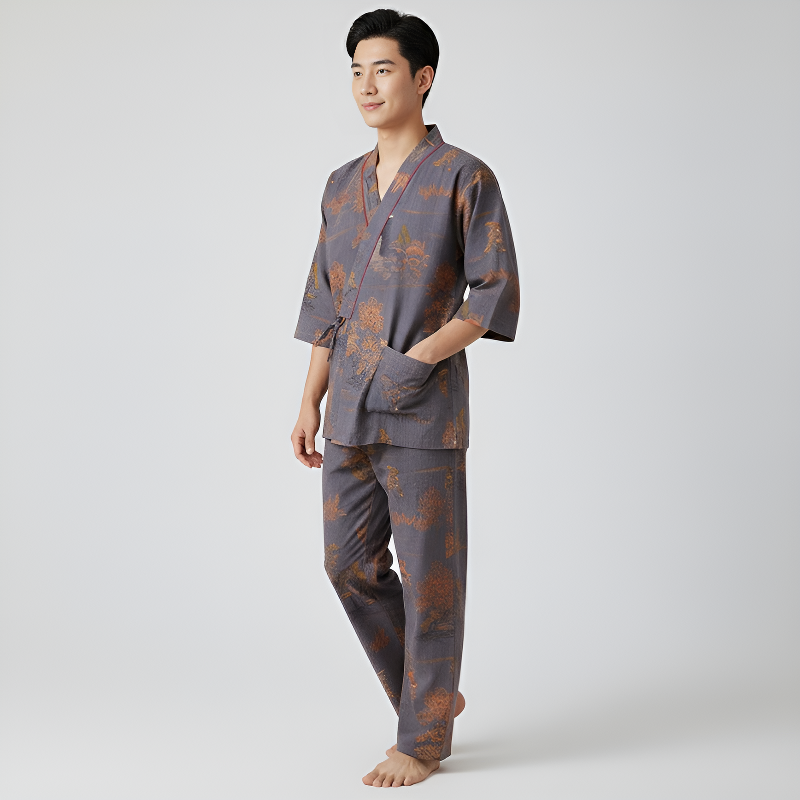 Pyjama kimono japonais homme