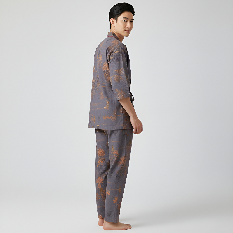 Pyjama kimono japonais homme