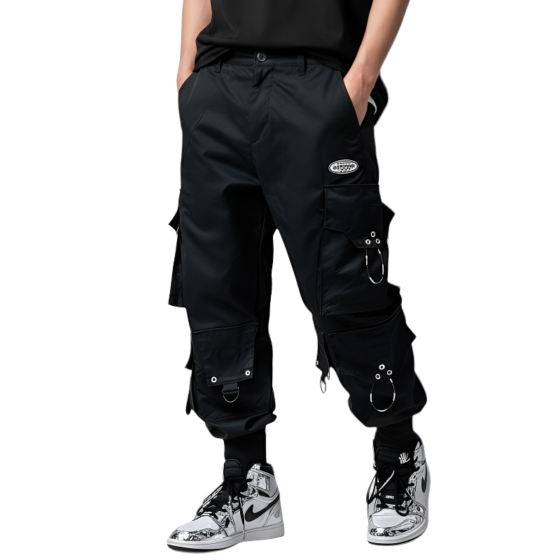 Pantalon cargo style japonais