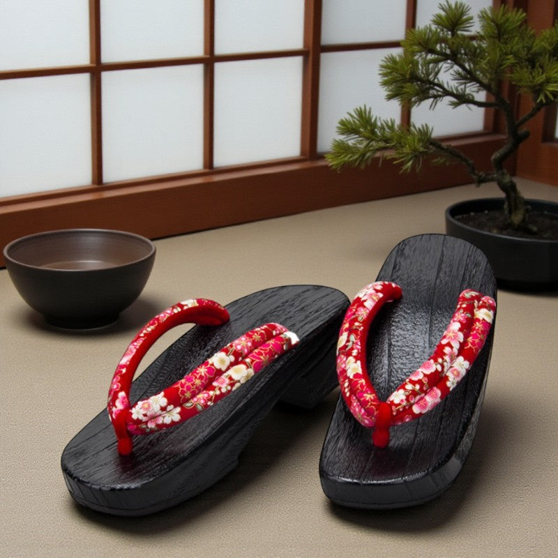 Geta plateforme japonaise femme