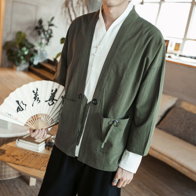 Kimono Vert Homme