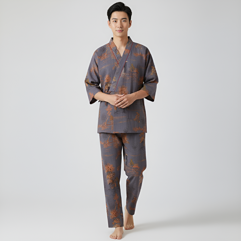 Pyjama kimono japonais homme