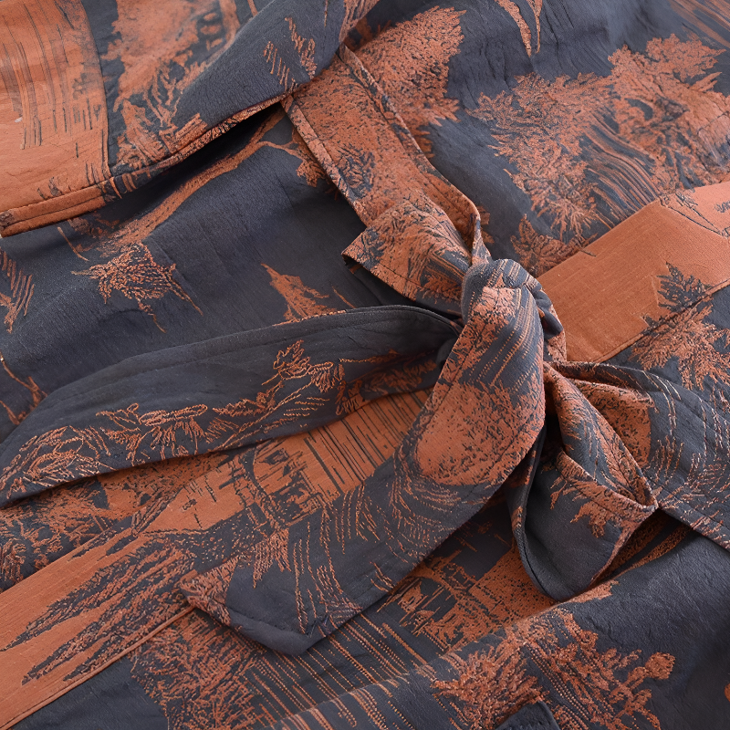 Peignoir homme kimono