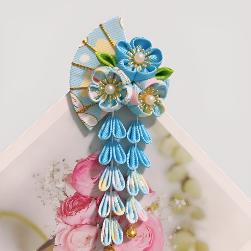 Kanzashi japonaise retro