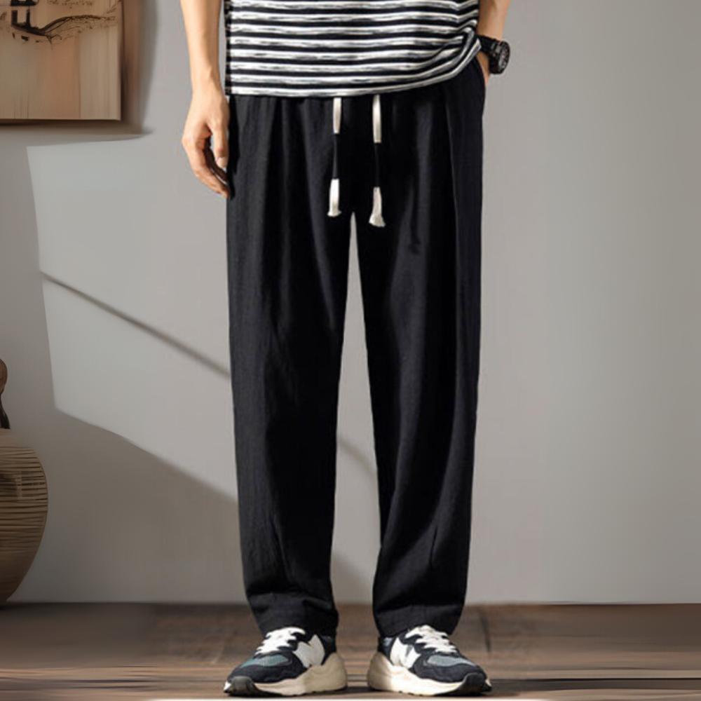 Pantalon large japonais homme