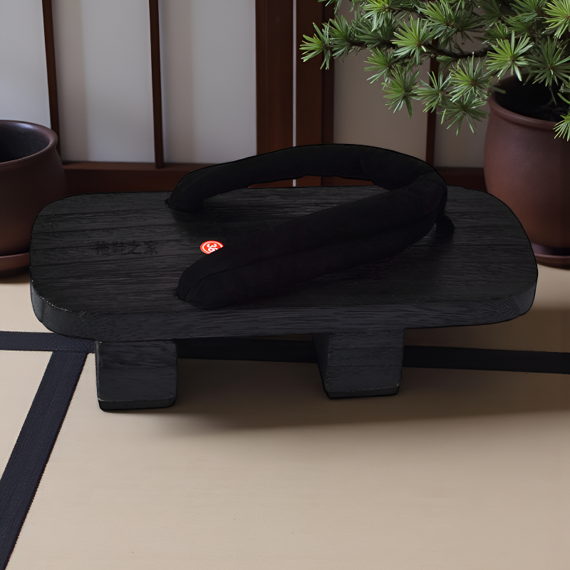 Geta japonaise femme noir