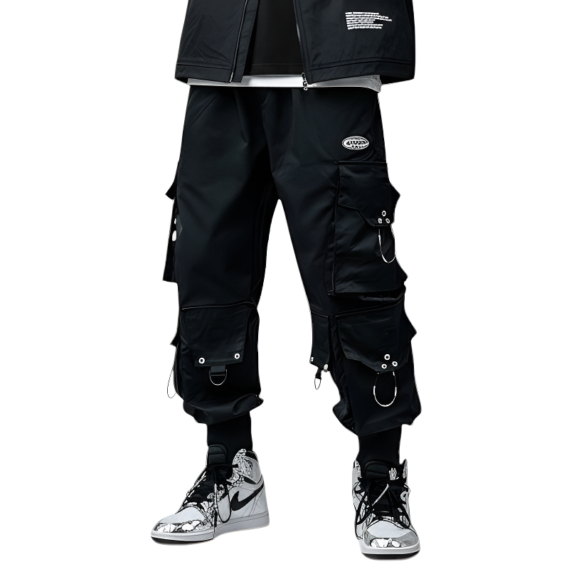 Pantalon cargo style japonais