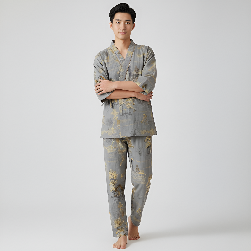 Pyjama kimono japonais homme