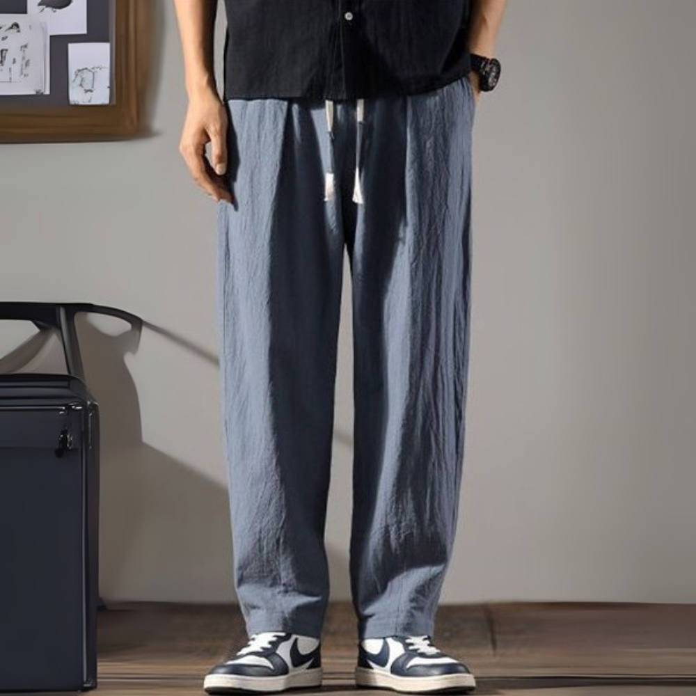 Pantalon large japonais homme