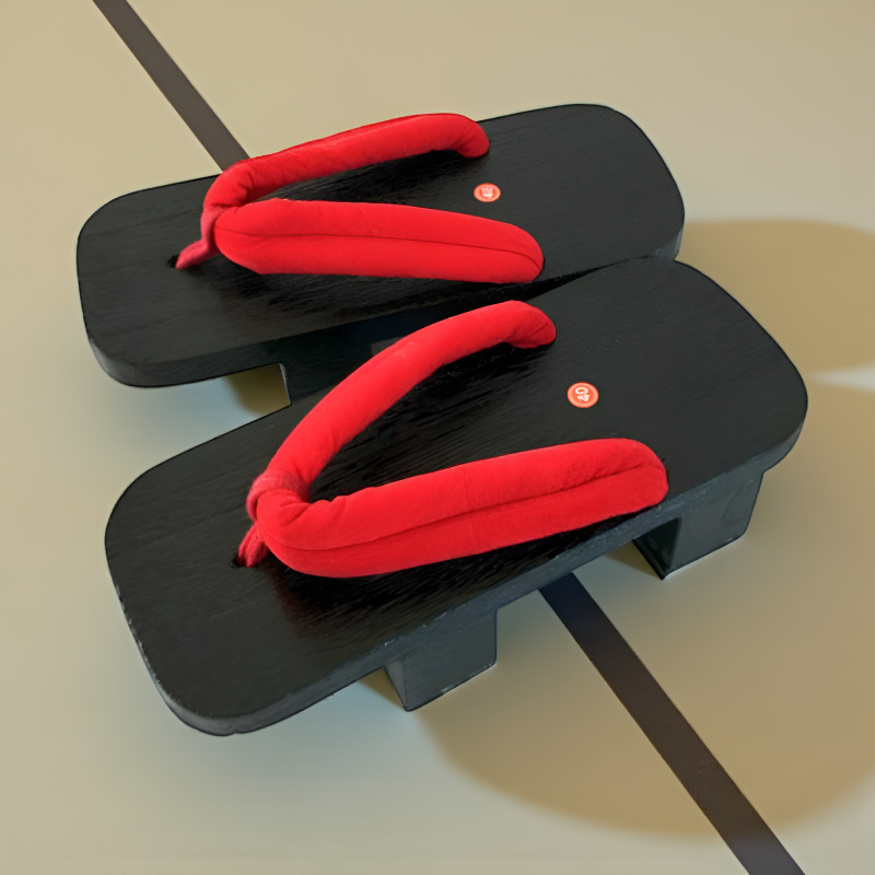 Geta japonaise femme noir