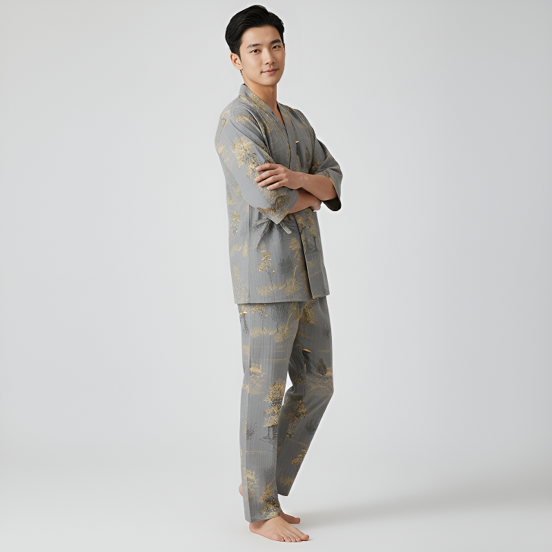 Pyjama kimono japonais homme