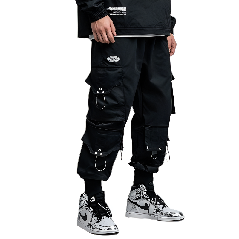 Pantalon cargo style japonais