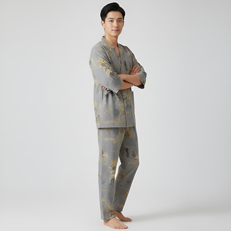 Pyjama kimono japonais homme