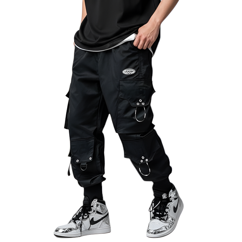 Pantalon cargo style japonais