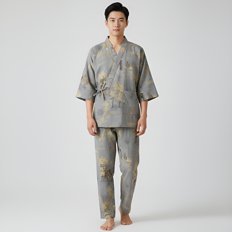 Pyjama kimono japonais homme
