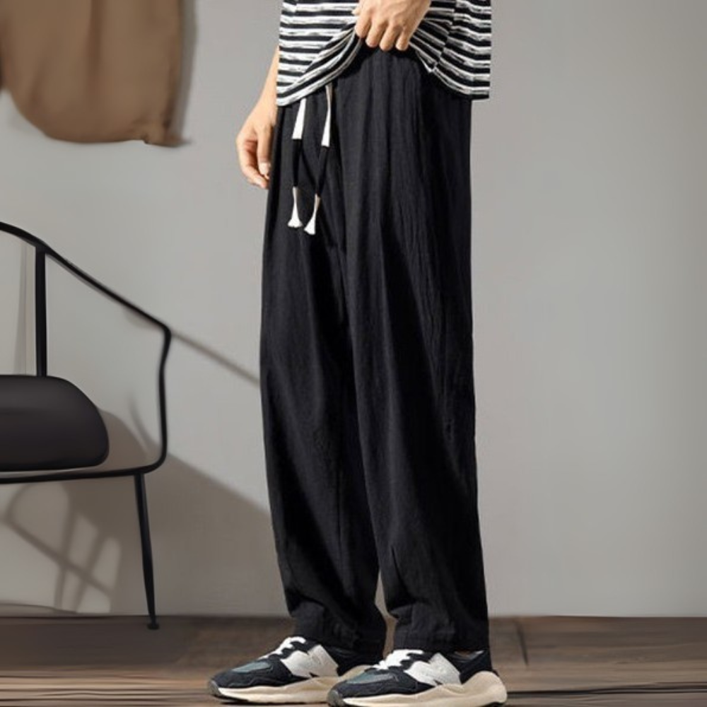 Pantalon large japonais homme