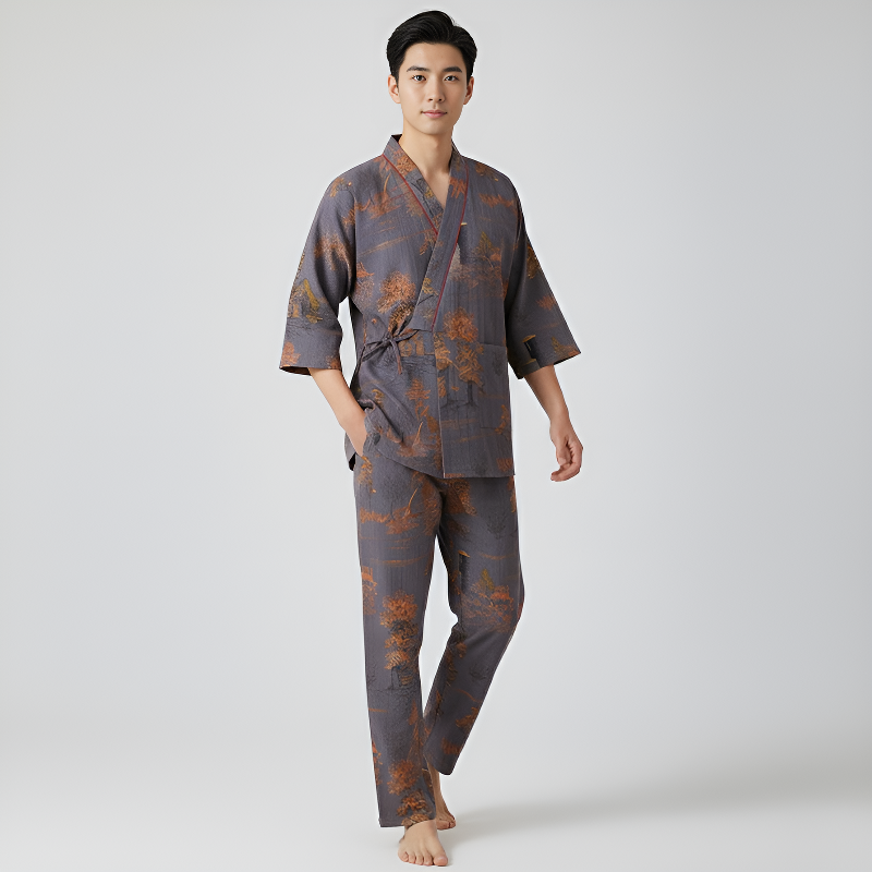 Pyjama kimono japonais homme