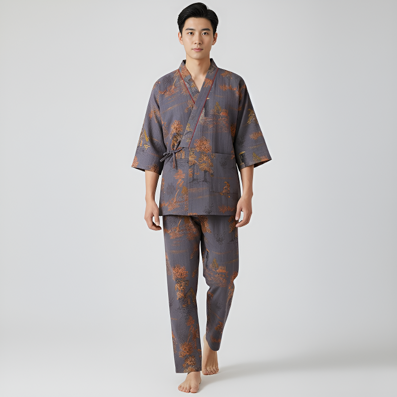 Pyjama kimono japonais homme