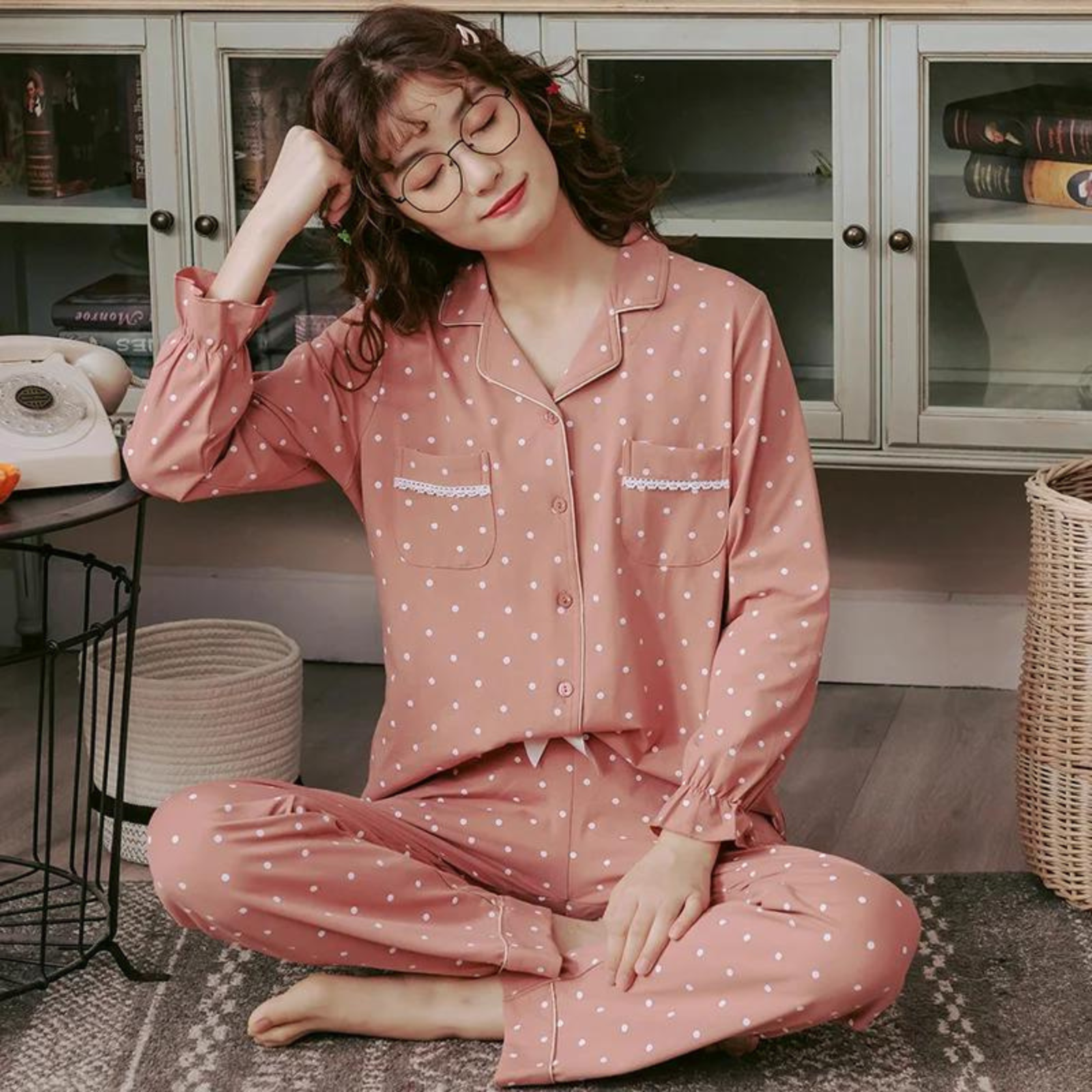 Pyjama Japonais Femme Coton