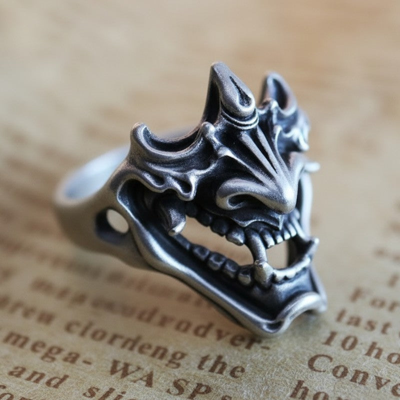 Bague masque japonaise