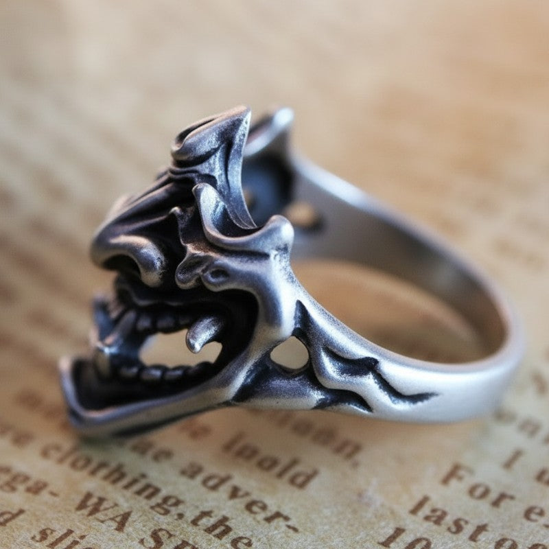 Bague masque japonaise