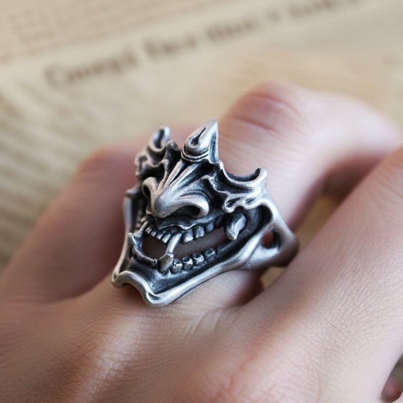 Bague masque japonaise