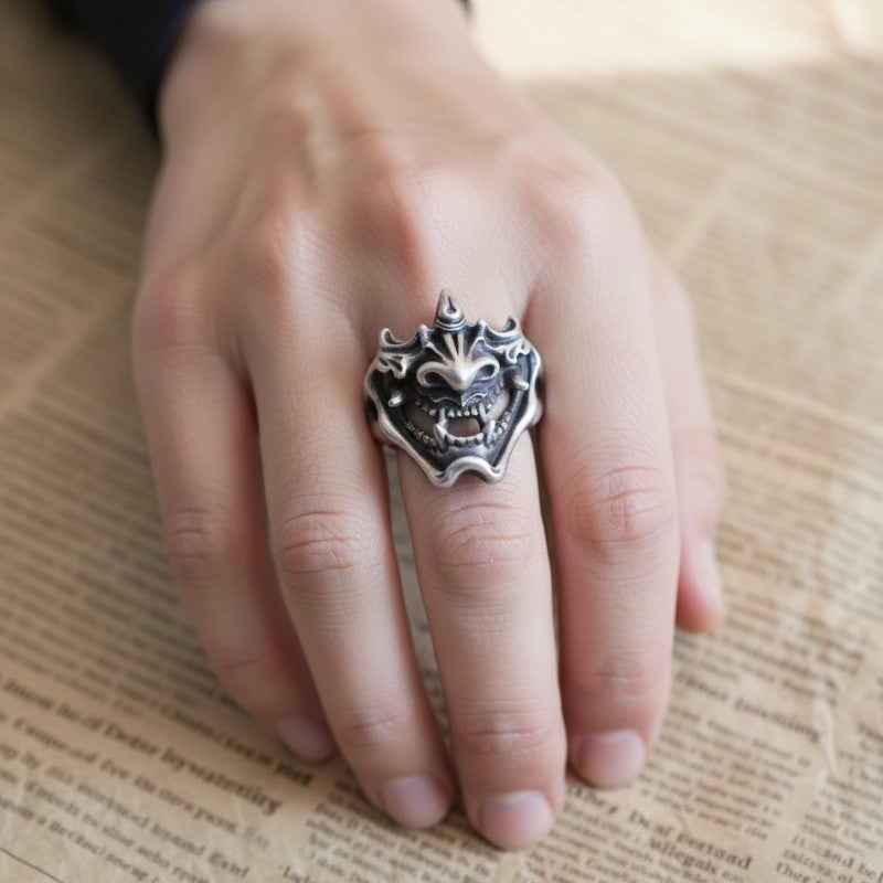 Bague masque japonaise