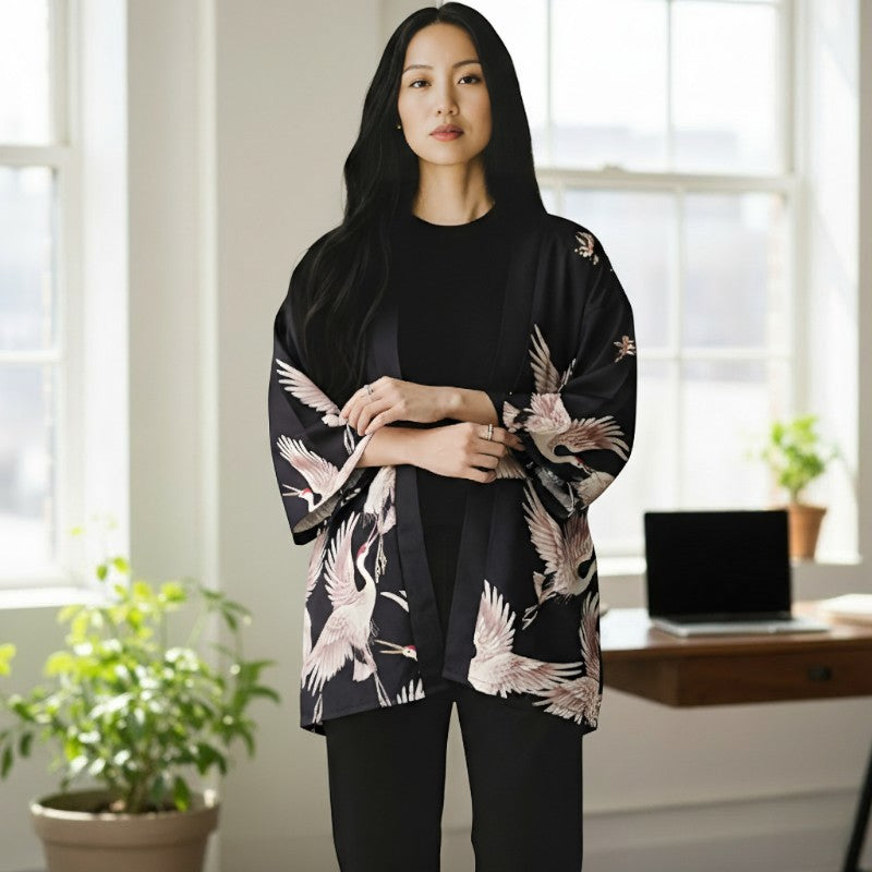 Kimono court japonais