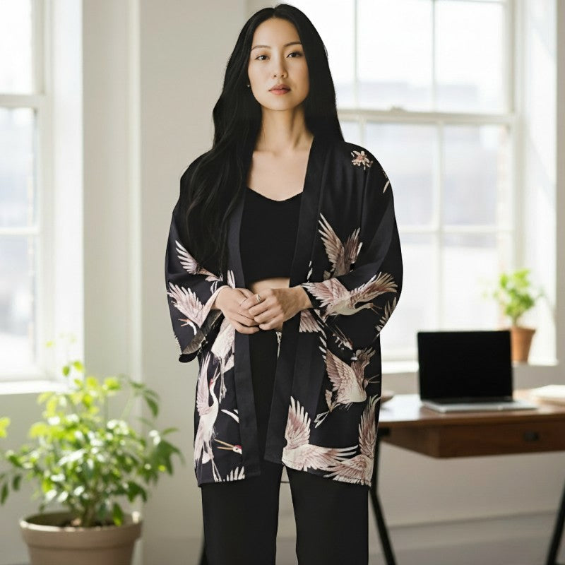 Kimono court japonais