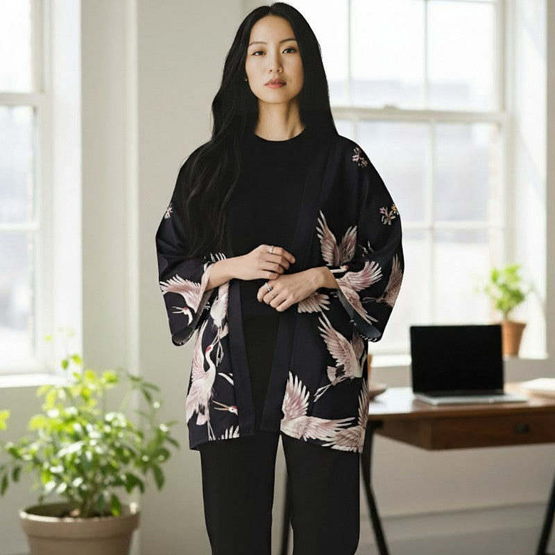 Kimono court japonais