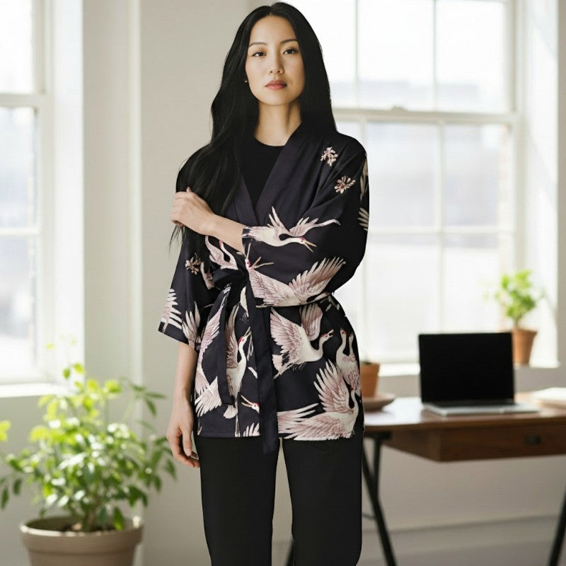 Kimono court japonais