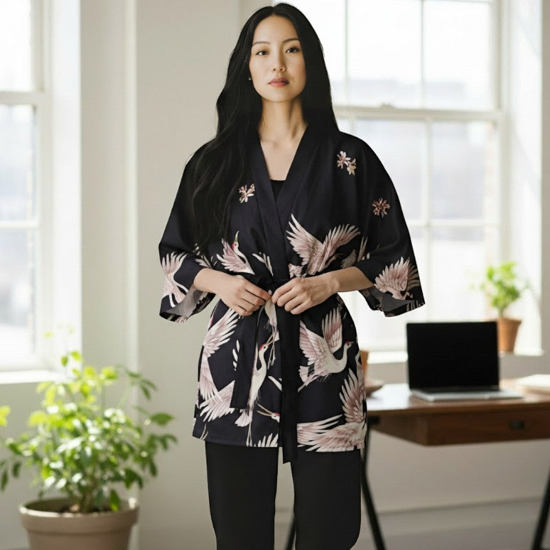 Kimono court japonais