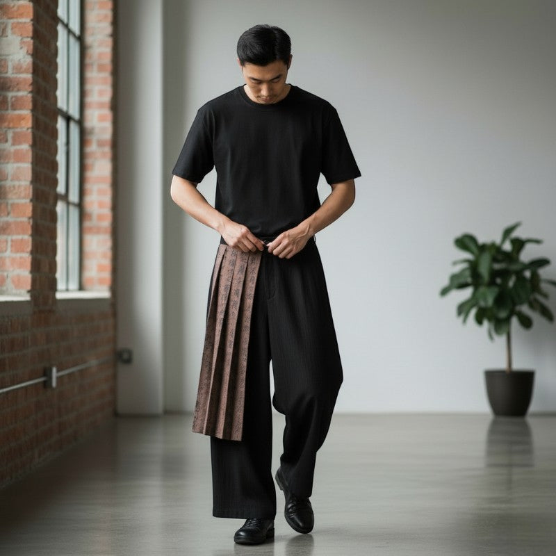 Pantalon hakama homme