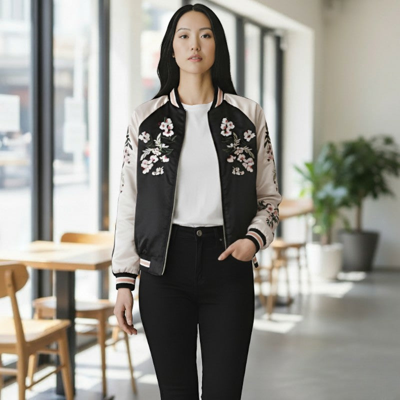 Veste brodée japonaise femme