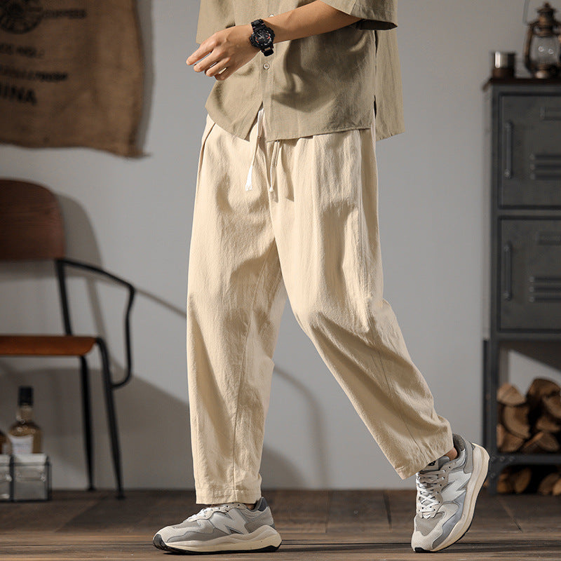 Pantalon large japonais homme