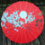 Ombrelle japonaise rouge