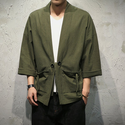 Kimono Vert Homme