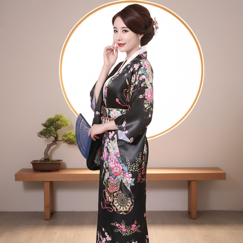 Kimono robe femme