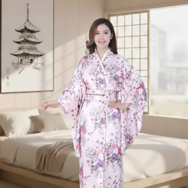 Kimono femme long oriental
