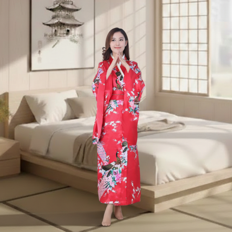 Kimono femme long oriental