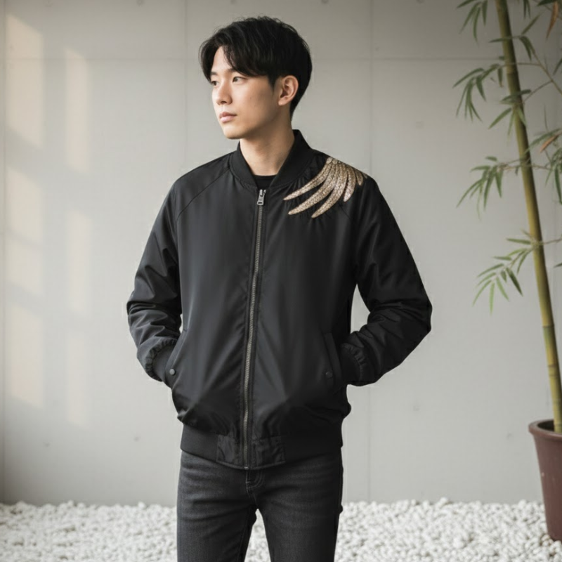 Veste japonaise broderie