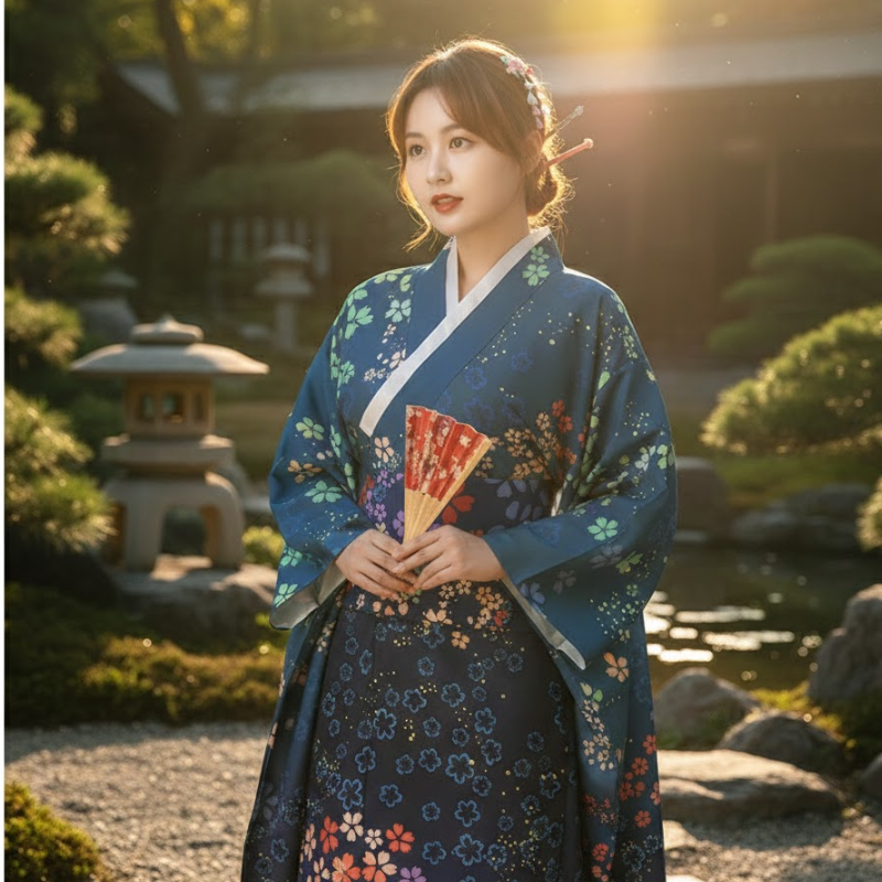 Yukata femme jolie