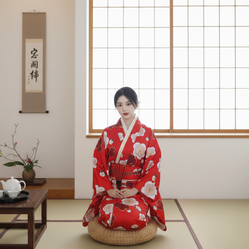 Kimono long été femme