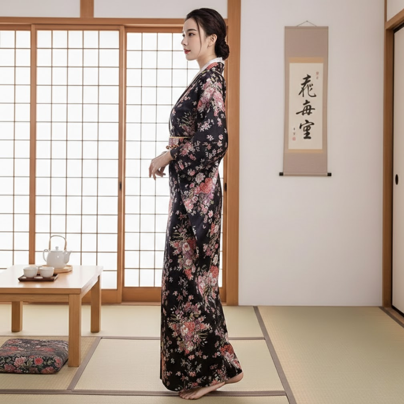 Yukata japonais femme motif